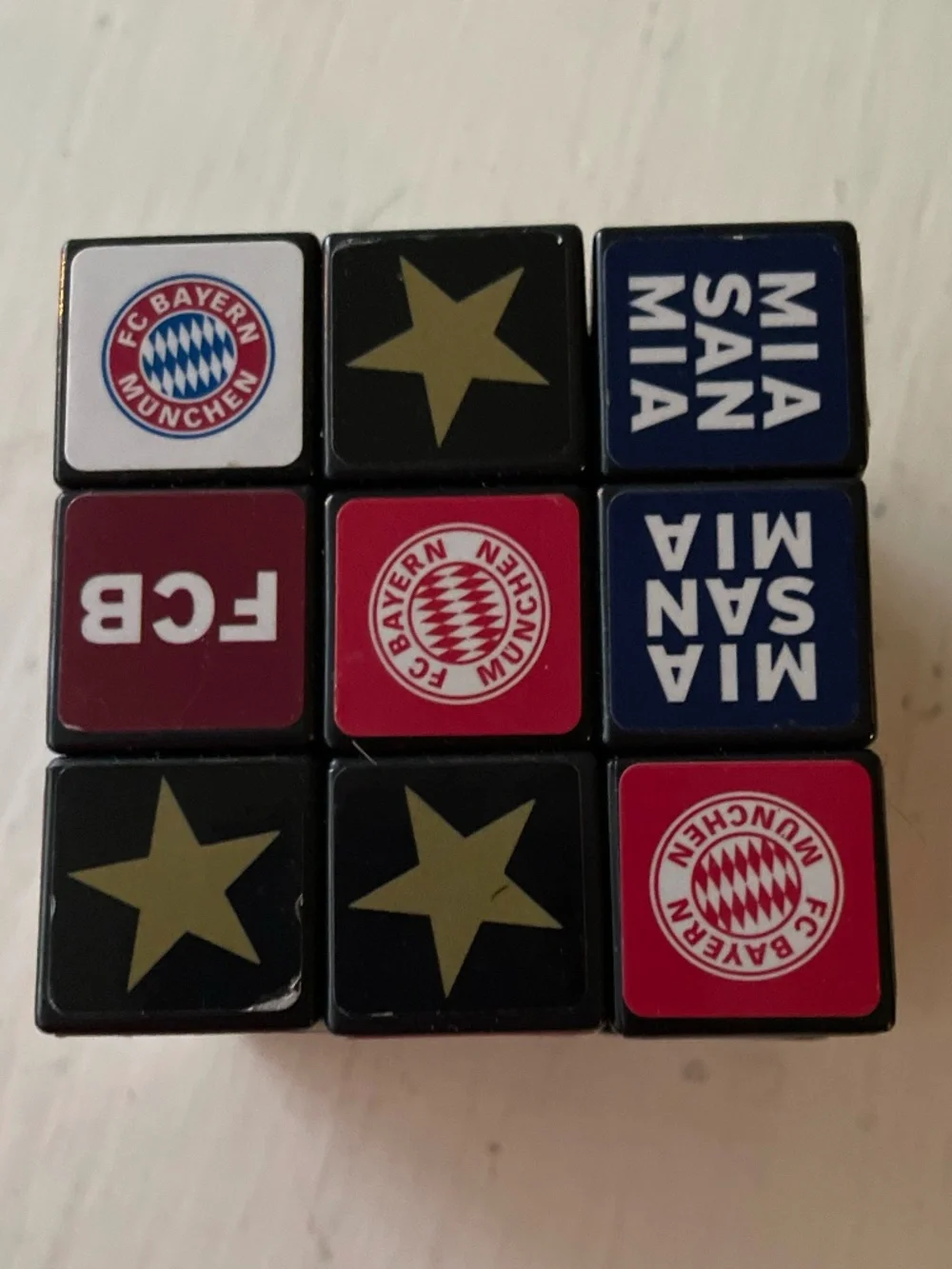 FC Bayern Munich Rubik's Cube - Memorabilia for Soccer/Football Fans